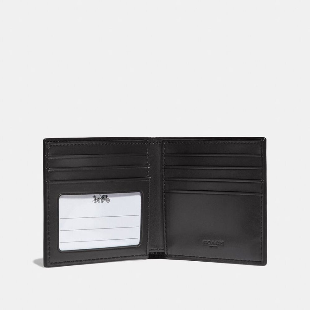 NWT Coach Outlet Id Billfold Wallet In Signature Canvas - Picture 2 of 3